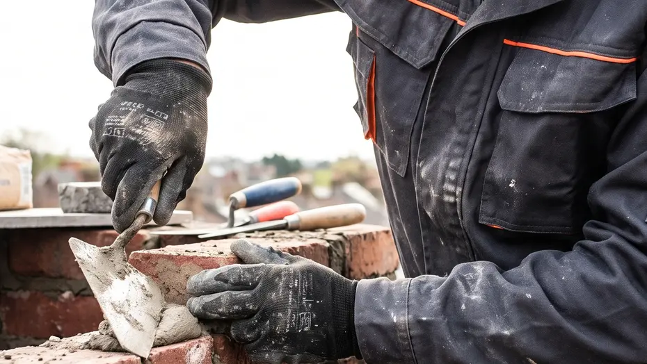 Beschadigd voegwerk voor restauratie